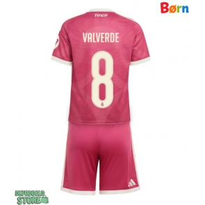 Real Madrid Federico Valverde #8 Replika Babytøj Tredje sæt Børn 2026-27 Kortærmet (+ Korte bukser)